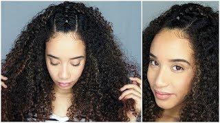 Easy Curly Hairstyle | No Braiding Needed!