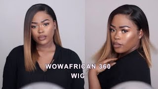 Diy| Blunt Ombre Bob With A 360 Wig !! The Perfect Summer Bob // Peakmail