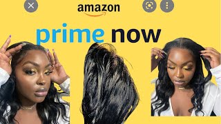 Unboxing & Plucking Amazon Prime(Lace Frontal Wig)$100