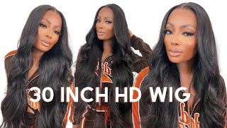 30 Inch Hd Lace Front Wig Ft Yolissa Hair
