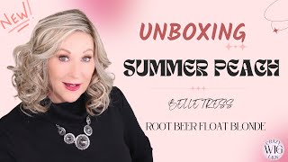 Belle Tress | Summer Peach Wig Review | Root Beer Float Blonde | Unboxing | New Style | Crazywiglady
