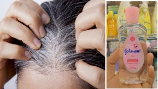 White Hair To Black Hair Naturally Permanently In 3 Minutes \\ Gray Hair Dye Naturally With Herb O