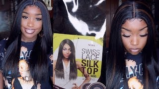 Synthetic Kinky Straight 4X4 Lace Front Wig  | The Stylist | Samsbeauty.Com