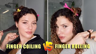 Finger Coiling Vs Finger Rolling (Which One Is Best For Your Curl Type?)