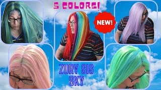 Zury Sis Wig Review - Lf Sky In 5 Colors!!! Half-Red Rainbow And More!