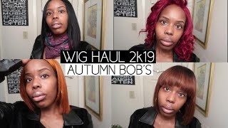 Wig Haul 2K19 |  Wig Review | Bob Wigs For The Fall + Aliexpress Hair Review | Kendra Nicole