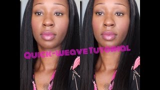 Quick Weave Tutorial W/Leave-Out (Start To Finish)