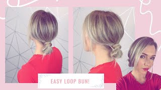 How To Do An Easy Low Bun For Fine/Thin Hair!