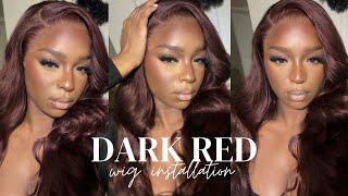 Reddish Brown Wig Install | Start To Finish Install |  @Alipearlhair