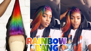 Rainbow Bright Bangs Ft.| Lumiere Hair