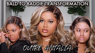 New! Outre Synthetic Hair Sleeklay Part Hd Lace Front Wig - Antalia | Courtney Jinean