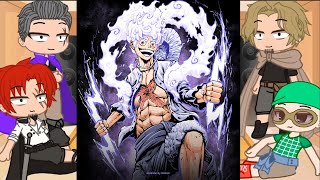  Red Hair Pirate, Luffy, Shanks React To Future | Gacha Club | One Piece React - Compilation