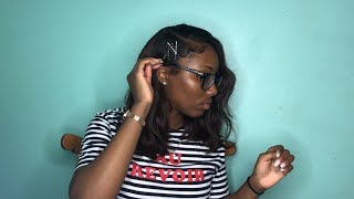 Quick Weave With Leave-Out On Short Natural Hair | Non-Braider Friendly
