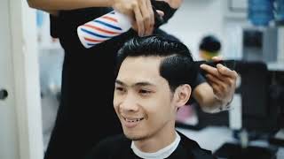 Curtain Haircut | Korean Haircut | Comma Hair | Korean Style | Barbershop Jogja