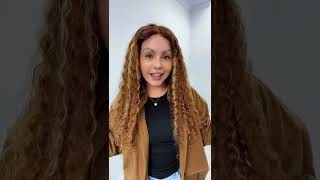 Invisible Lace Front Curly Human Hair Wig!