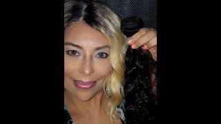 Patti Cake: Omg Queen Virgin Curly Brazilian Hair W/360 Lace Frontal-Unboxing