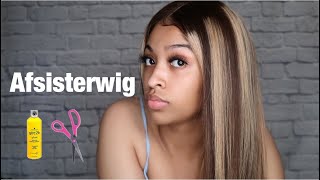 How I Install Highlight Blonde 360 Lacefront Wig Ft Afsisterwig