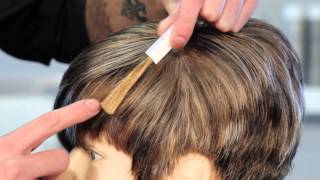 How To Cover Gray With Highlights Of Light Brown Hair : Hair Highlights
