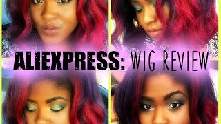 Aliexpress Purple Bob Wig Review!