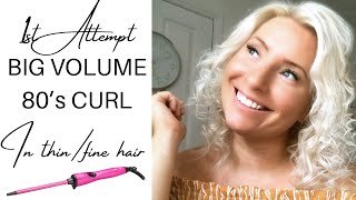Big Volume Curl With Chopstick Styler | Thin Hair Hacks | Quick Easy Hairstyle For Thin/Fine Hair