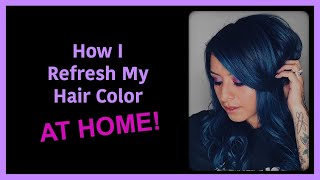 How I Refresh My Vivid Hair While At Home! *Viral Edition* |  Chromacrowns