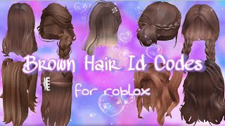 25 Roblox Brown Hair Codes