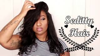Glueless 360 Lace Frontal Tutorial   Seditty Hair Review   Iam Nettamonroe