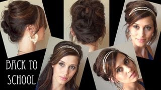 3 Easy No Heat Back To School Hairstyles
