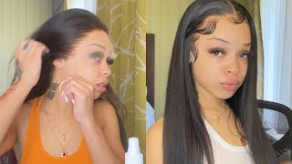 Super Easy Wig Install Start To Finish | No Bald Cap  *Giving Scalp*