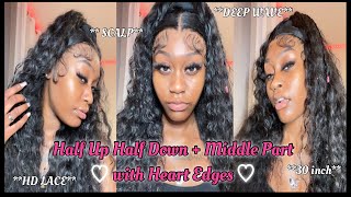 Watch Me Install 30 Inch 13X4 Deep Wave Hd Lace Time Lapsed!!! Touchedbymysty Wig Glue Review
