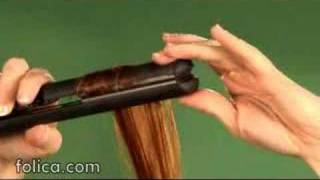 How To Create Sexy Waves With A Ceramic Hair Flat Iron