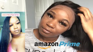Omg!!!! I Love This Amazon Prime 360 Lace Wig!!! | Ft Fenjun Hair