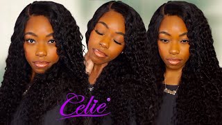 1 Minute Beginner Friendly Wig Install | Pre Plucked Lace, No Skills Needed, Glueless | Celie Hair