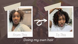 Doing My Hair /Namibian Youtuber