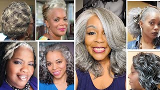 70 Ways To Rock Your(Gray Hair) Crown Of Glory