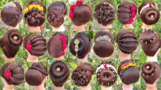 21 Beautiful Bun Hairstyle For Wedding & Party || Occasion Hairstyle || Trending Juda Hairstyle ||