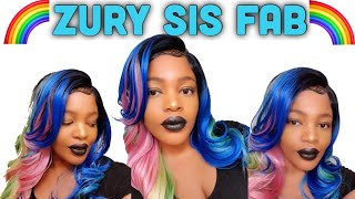 Zury Sis Beyond Synthetic Hair Moon Part Lace Wig Fab