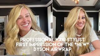 Hair Stylist First Impressions Of The *New* Dyson Airwrap 1.6" Long Barrel