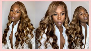 Briyonce Pre Highlighted Blonde Wig Review | Unice Hair On Aliexpress