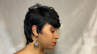 Short Pixie Wig For Date Night (Protective Style)