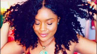 Chunky Twist Out On  *Extremely Thick* Blow Dried Kinky Curly Hair! L Youth Beauty