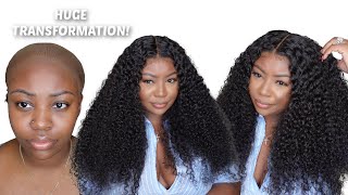 *New Year! New Me!*   Trending Hd Curly Lace Wig Install | Ashimary