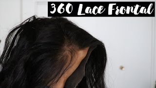 Make Your Own Cambodian Loose Wave 360 Lace Frontal Tatyana Ali