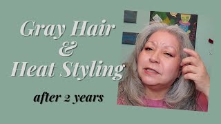 Styling Gray Hair With Hot Tools | Will It Change The Color?
