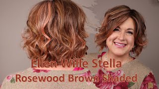 Ellen Wille Stella In The Color Rosewood Brown Shaded | Brand New Style Heat Friendly Synthetic