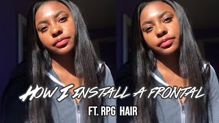 360 Lace Frontal Installation  Ft. Rpg Hair