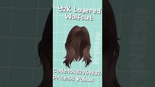 Popular Brown Hair Codes On Roblox! || #Shorts #Short