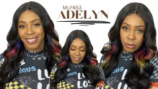 Bobbi Boss Synthetic Hair Hd Lace Front Wig - Mlf653 Adelyn --/Wigtypes.Com