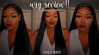 Is This Wig A Human Hair Dupe!!?? Shake N Go Light Yaki Straight 36"
