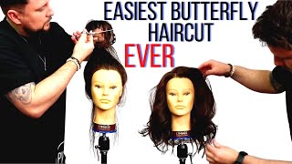 The Easiest Tiktok Butterfly Haircut You'Ll Ever See!! Hair Trend For 2023